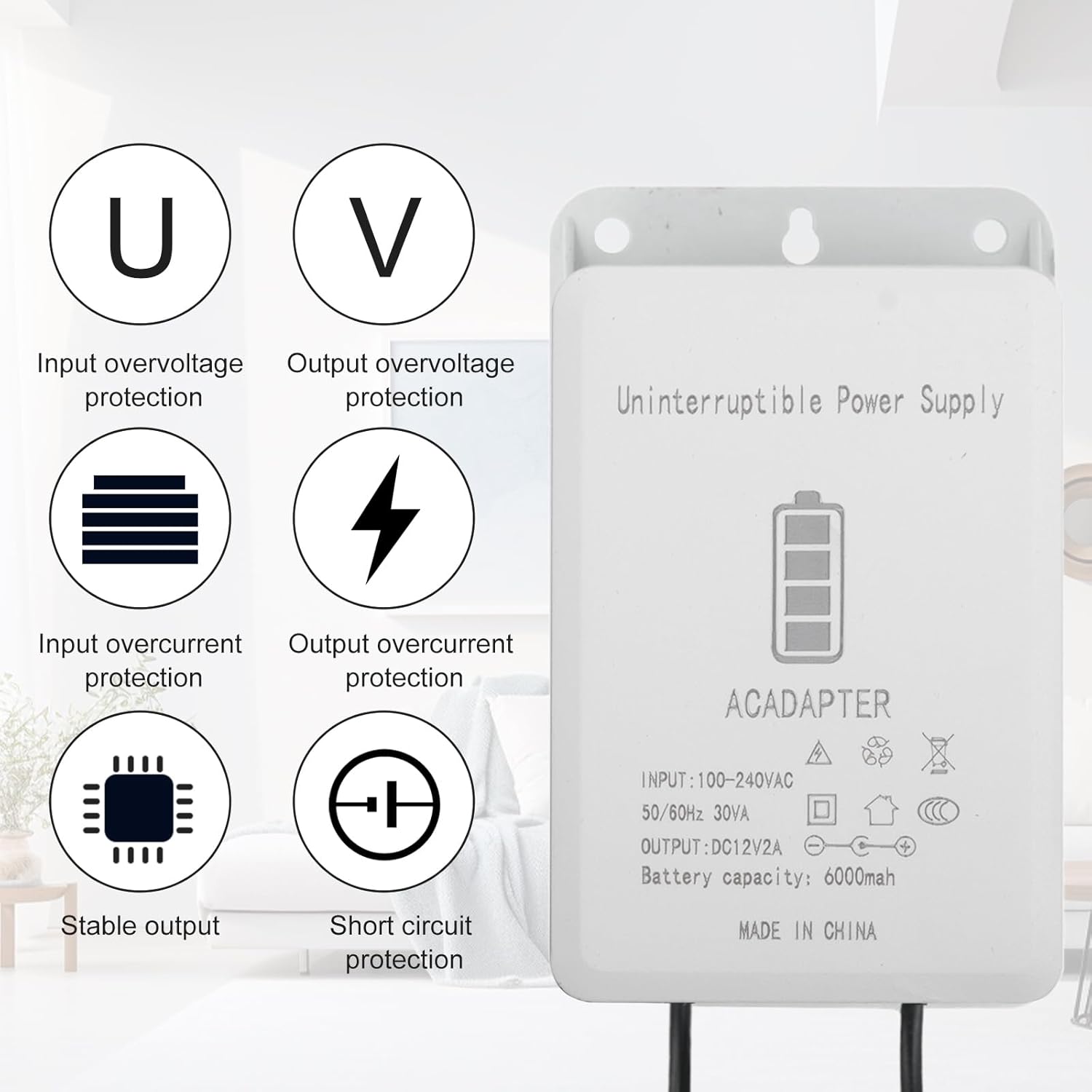 Mini protector de batería de UPS, con capacidad de 6000 - Imagen 6